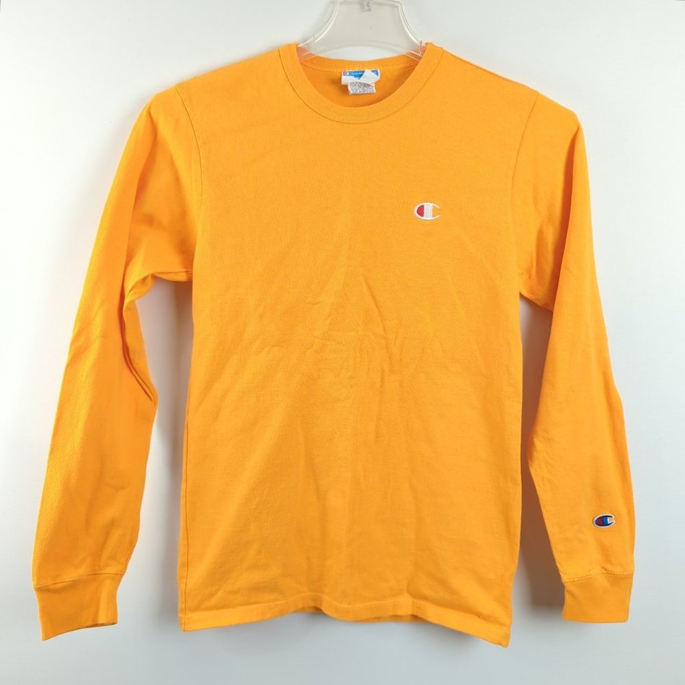 Champion Gold Gt47 Heritage Long Sleeve shirt - arm to arm printing - Small